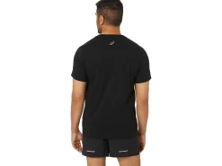 Shirts met korte mouwen|Bovenkleding>ASICS CHEST LOGO SS TEE Performance Black/Graphite Grey