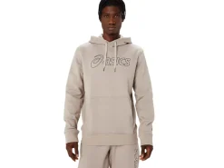 Hoodies en sweatshirts|Shirts met lange mouwen>ASICS LOGO OTH HOODIE Moonrock/Graphite Grey