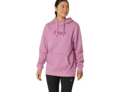 Shirts met lange mouwen|Bovenkleding>ASICS LOGO OTH HOODIE Soft Berry
