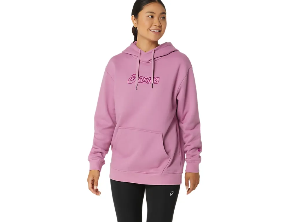 Shirts met lange mouwen|Bovenkleding>ASICS LOGO OTH HOODIE Soft Berry