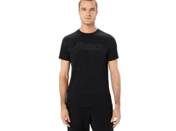 Shirts met korte mouwen|Bovenkleding>ASICS LOGO SS TEE Performance Black/Graphite Grey