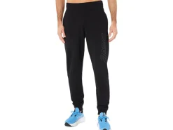 Broek|Broeken>ASICS LOGO SWEATPANT Performance Black/Graphite Grey