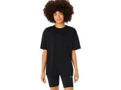 Shirts met korte mouwen|Bovenkleding>ASICS LOGO TEE Performance Black