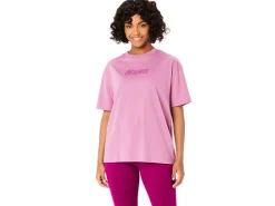 Shirts met korte mouwen|Bovenkleding>ASICS LOGO TEE Soft Berry