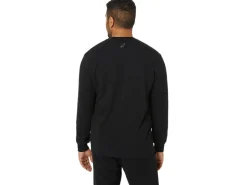 Hoodies en sweatshirts|Shirts met lange mouwen>ASICS SWEATSHIRT Performance Black/Graphite Grey