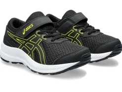 Hardloopschoenen|Hardlopen>ASICS CONTEND 8 PS Black/Bright Yellow