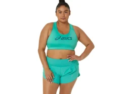 Kleding|Hardlopen>ASICS CORE LOGO BRA Aurora Green/Rich Teal