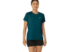 Kleding|Bovenkleding>ASICS CORE SS TOP Rich Teal
