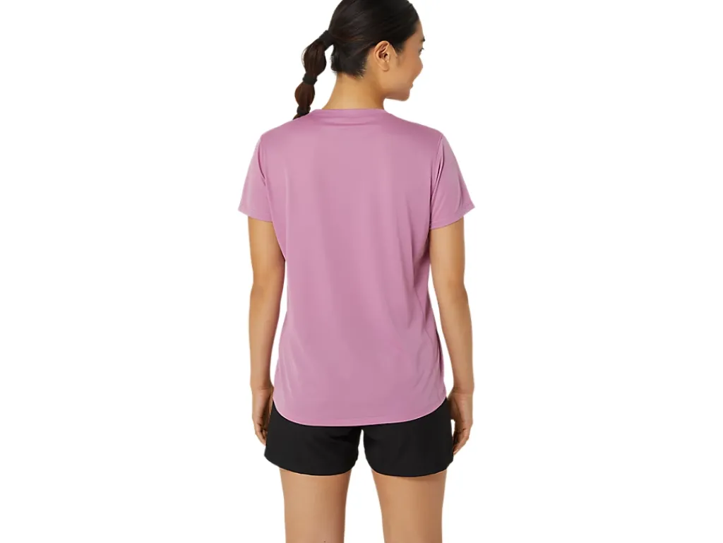 Kleding|Hardlopen>ASICS CORE SS TOP Soft Berry