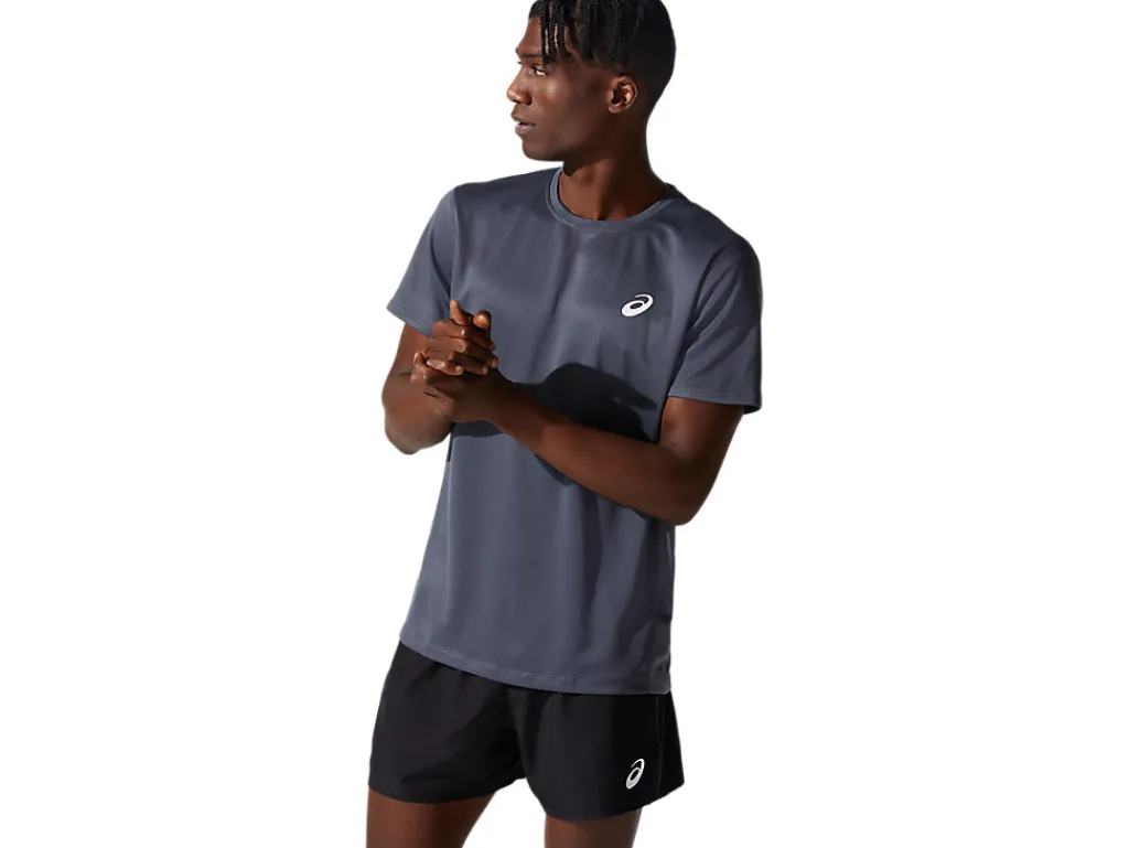 Kleding|Hardlopen>ASICS CORE SS TOP Carrier Grey