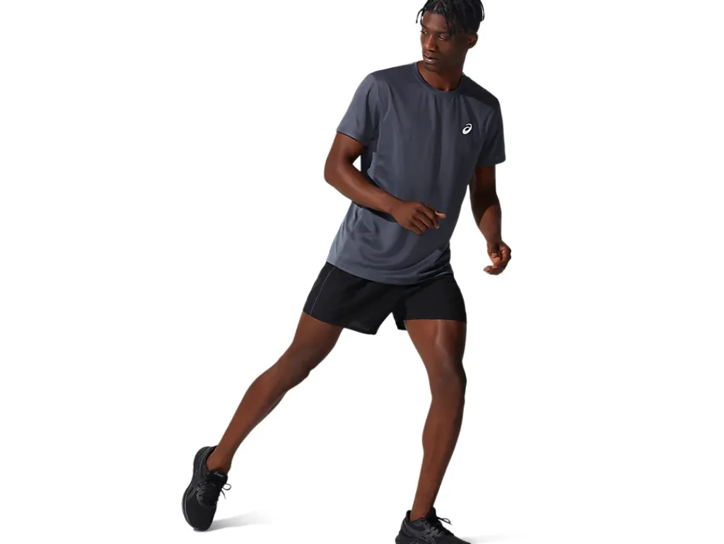 Kleding|Hardlopen>ASICS CORE SS TOP Carrier Grey