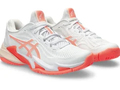 COURT FF™|Tennisschoenen>ASICS COURT FF 3 White/Sun Coral