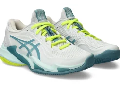 COURT FF™|Tennisschoenen>ASICS COURT FF 3 CLAY White/Soothing Sea
