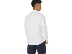 Kleding|Tennis>ASICS COURT LS ZIP TOP Brilliant White/Brilliant White
