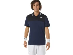 Kleding|Tennis>ASICS COURT POLO SHIRT Midnight/Performance Black
