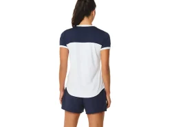 Kleding|Tennis>ASICS COURT SS TOP Brilliant White/Midnight