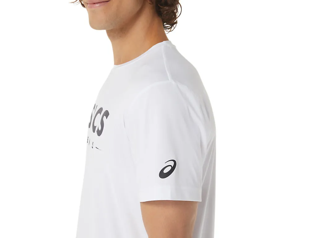 Kleding|Tennis>ASICS COURT TENNIS GRAPHIC TEE Brilliant White