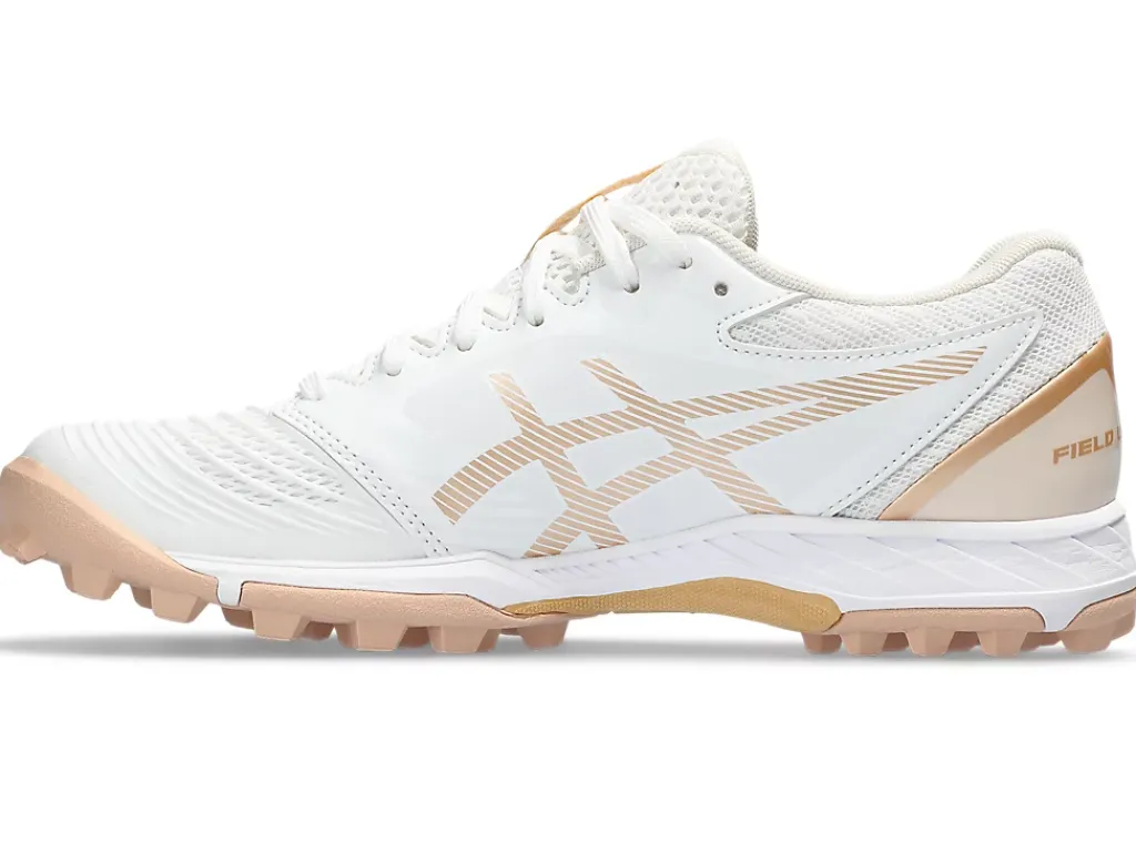 Hockey|Schoenen>ASICS FIELD ULTIMATE FF 2 White/Champagne