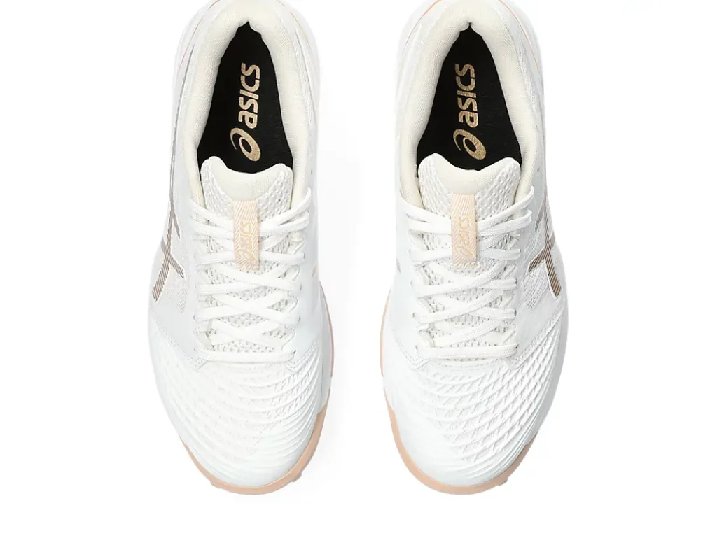 Hockey|Schoenen>ASICS FIELD ULTIMATE FF 2 White/Champagne
