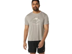 Kleding|Trail running>ASICS FUJITRAIL LOGO SS TOP Moonrock/Mantle Green/Oatmeal