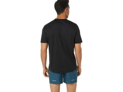 Kleding|Trail running>ASICS FUJITRAIL LOGO SS TOP Performance Black/Carbon/Fellow Yellow