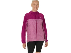 Kleding|Trail running>ASICS FUJITRAIL PACKABLE JACKET Soft Berry/Blackberry