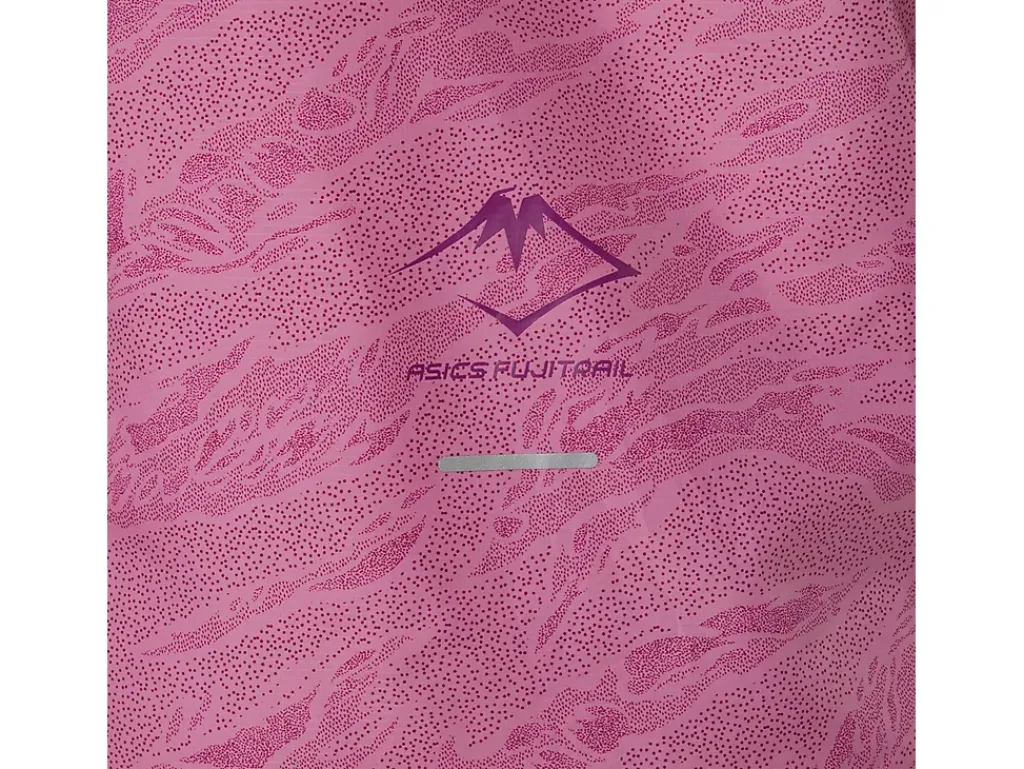Kleding|Trail running>ASICS FUJITRAIL PACKABLE JACKET Soft Berry/Blackberry