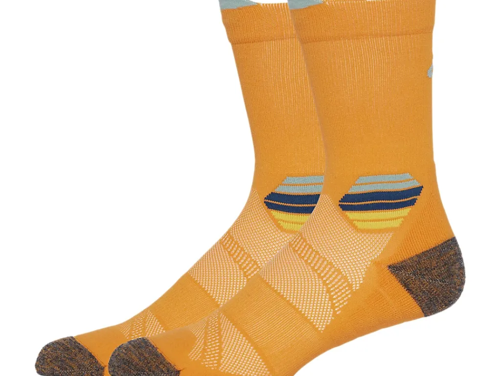 Kleding|Trail running>ASICS FUJITRAIL RUN SOCK Fellow Yellow/Dark Mint