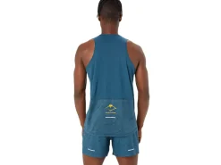Kleding|Trail running>ASICS FUJITRAIL SINGLET Magnetic Blue
