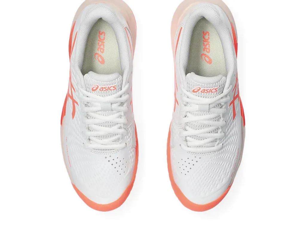 Tennisschoenen|Tennis>ASICS GEL-CHALLENGER 14 White/Sun Coral