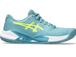 Tennisschoenen|Tennis>ASICS GEL-CHALLENGER 14 Gris Blue/Safety Yellow