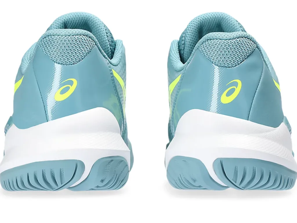Tennisschoenen|Tennis>ASICS GEL-CHALLENGER 14 Gris Blue/Safety Yellow