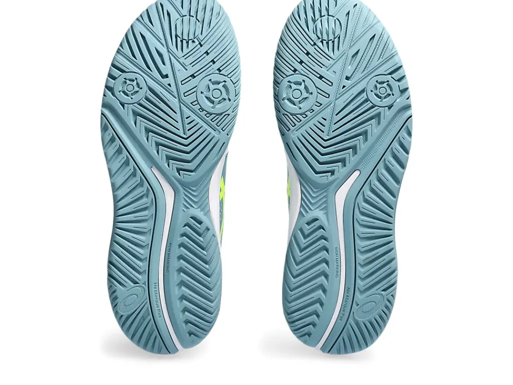 Tennisschoenen|Tennis>ASICS GEL-CHALLENGER 14 Gris Blue/Safety Yellow
