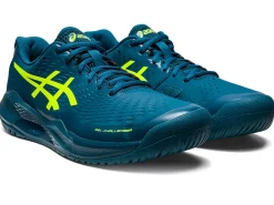 Tennisschoenen|Tennis>ASICS GEL-CHALLENGER 14 Restful Teal/Safety Yellow