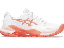 Tennisschoenen|Tennis>ASICS GEL-CHALLENGER 14 CLAY White/Sun Coral