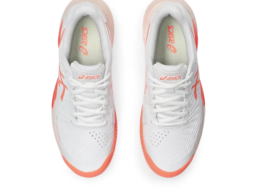 Tennisschoenen|Tennis>ASICS GEL-CHALLENGER 14 CLAY White/Sun Coral