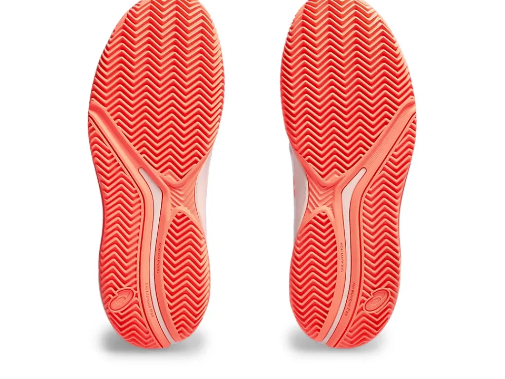 Tennisschoenen|Tennis>ASICS GEL-CHALLENGER 14 CLAY White/Sun Coral