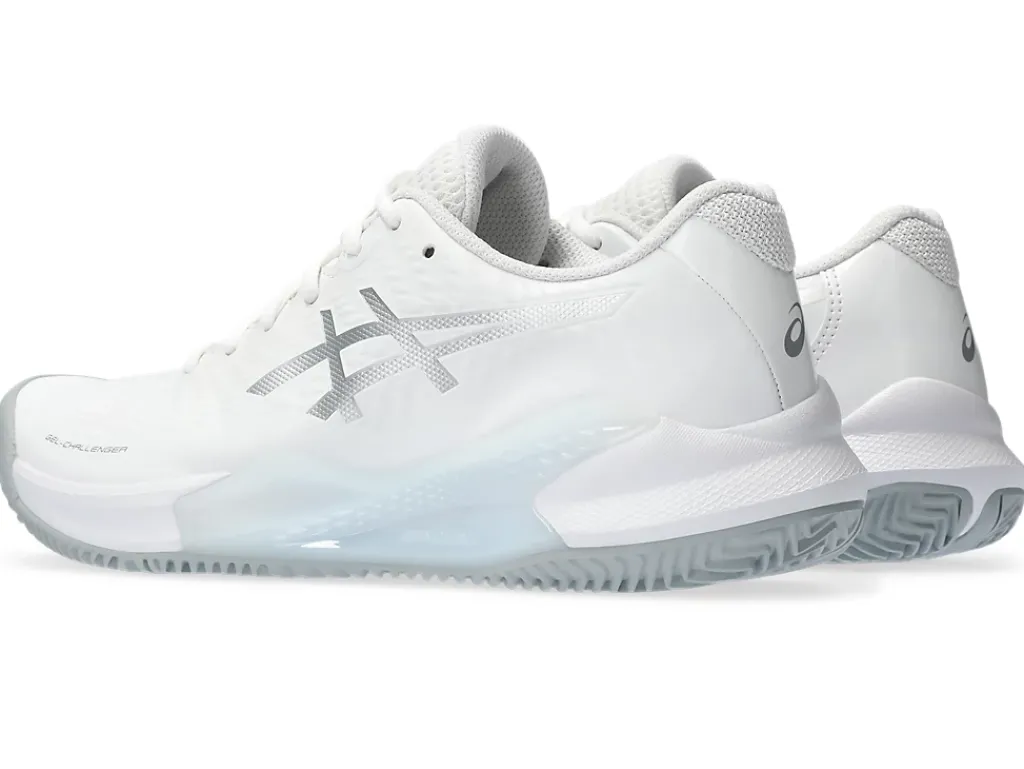 Tennisschoenen|Tennis>ASICS GEL-CHALLENGER 14 CLAY White/Pure Silver