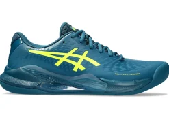 Tennisschoenen|Tennis>ASICS GEL-CHALLENGER 14 INDOOR Restful Teal/Safety Yellow