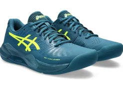 Tennisschoenen|Tennis>ASICS GEL-CHALLENGER 14 INDOOR Restful Teal/Safety Yellow