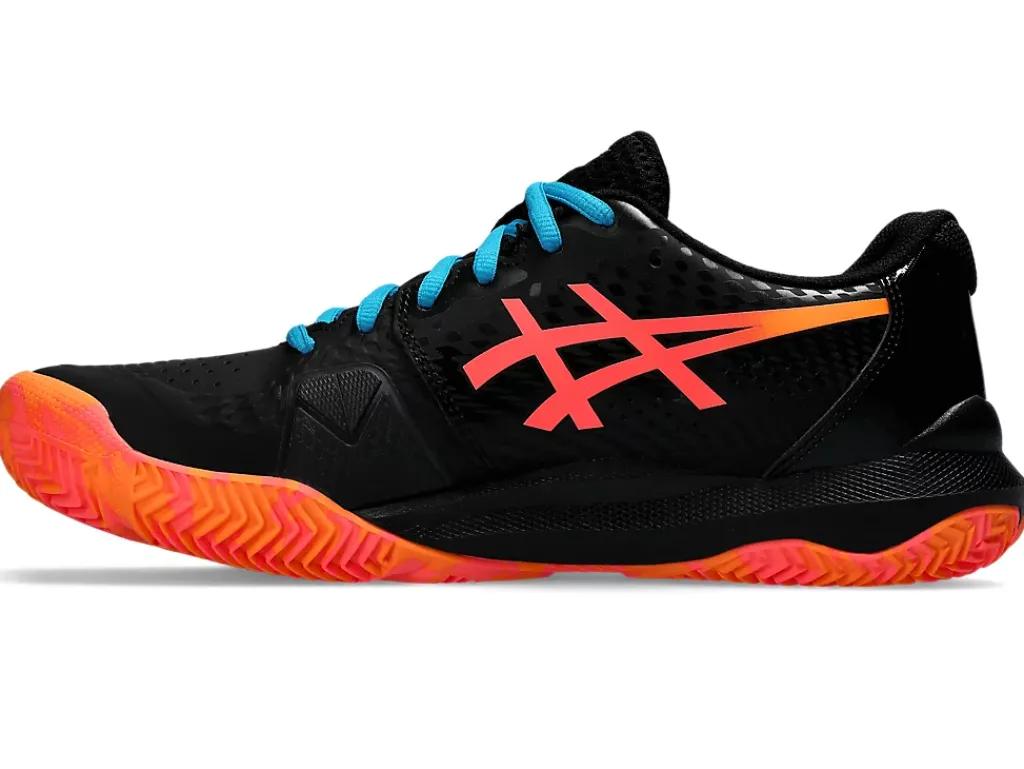 Padel|Padel>ASICS GEL-CHALLENGER 14 PADEL Black/Blazing Coral