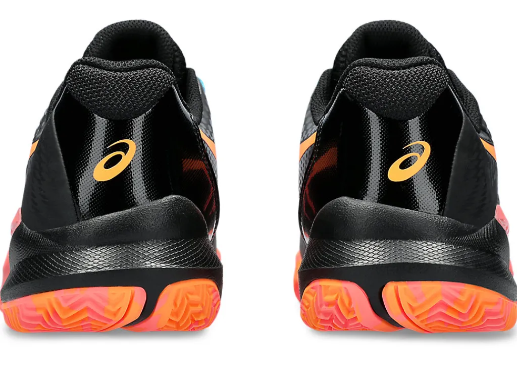 Padel|Padel>ASICS GEL-CHALLENGER 14 PADEL Black/Blazing Coral