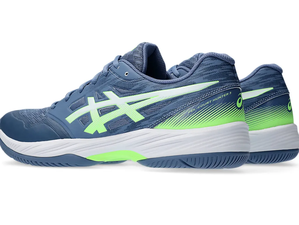 Squash & badminton|Handbal>ASICS GEL-COURT HUNTER 3 Denim Blue/Lime Burst