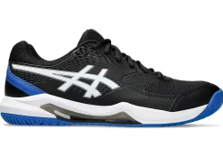 Tennisschoenen|Tennis>ASICS GEL-DEDICATE 8 Black/Tuna Blue