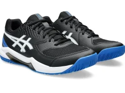 Tennisschoenen|Tennis>ASICS GEL-DEDICATE 8 Black/Tuna Blue
