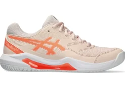 Tennisschoenen|Tennis>ASICS GEL-DEDICATE 8 Pearl Pink/Sun Coral