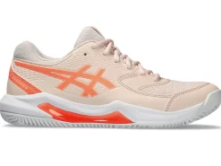 Tennisschoenen|Tennis>ASICS GEL-DEDICATE 8 CLAY Pearl Pink/Sun Coral
