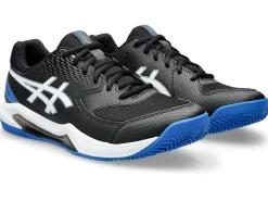 Tennisschoenen|Tennis>ASICS GEL-DEDICATE 8 CLAY Black/Tuna Blue
