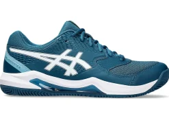 Tennisschoenen|Tennis>ASICS GEL-DEDICATE 8 CLAY Restful Teal/White