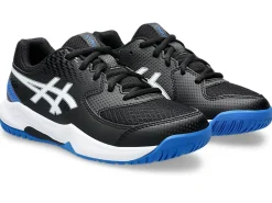 Tennisschoenen|Tennis>ASICS GEL-DEDICATE 8 GS Black/Tuna Blue